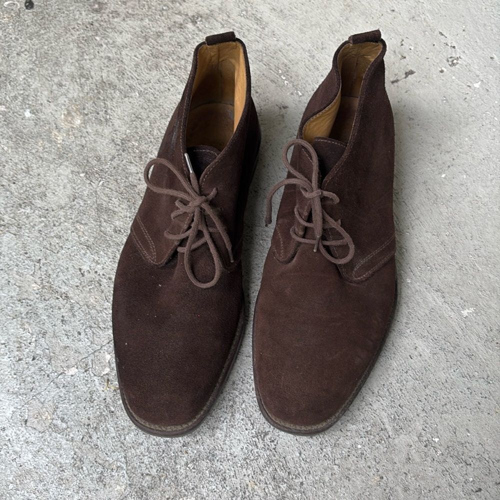 Bally Robik Chukka suede lace ups
